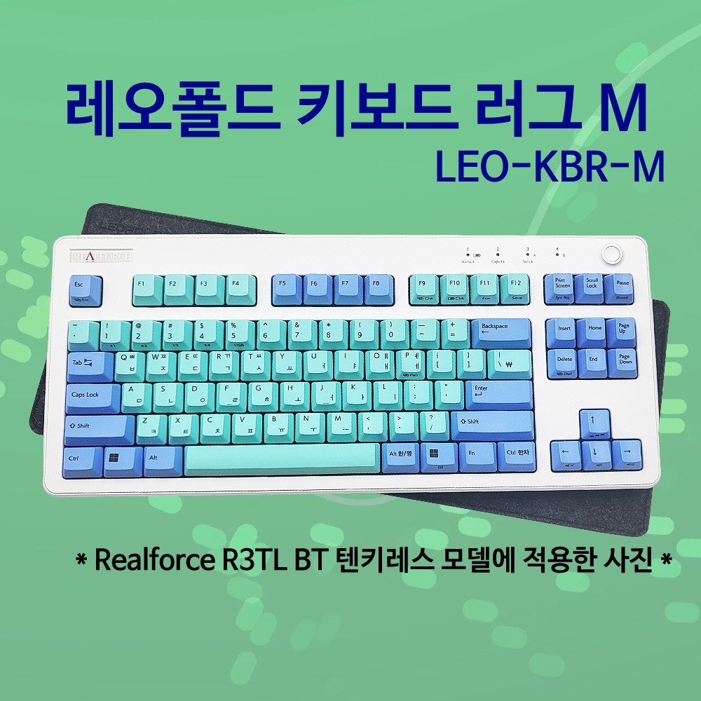 레오폴드 키보드 러그 M사이즈(리얼포스R3TL BT 호환)